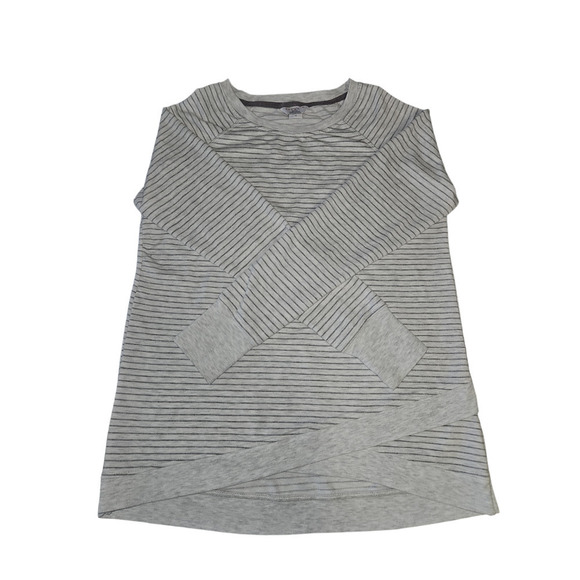 Danskin Striped Sweatshirt w/Thumb Loops - Picture 2 of 8